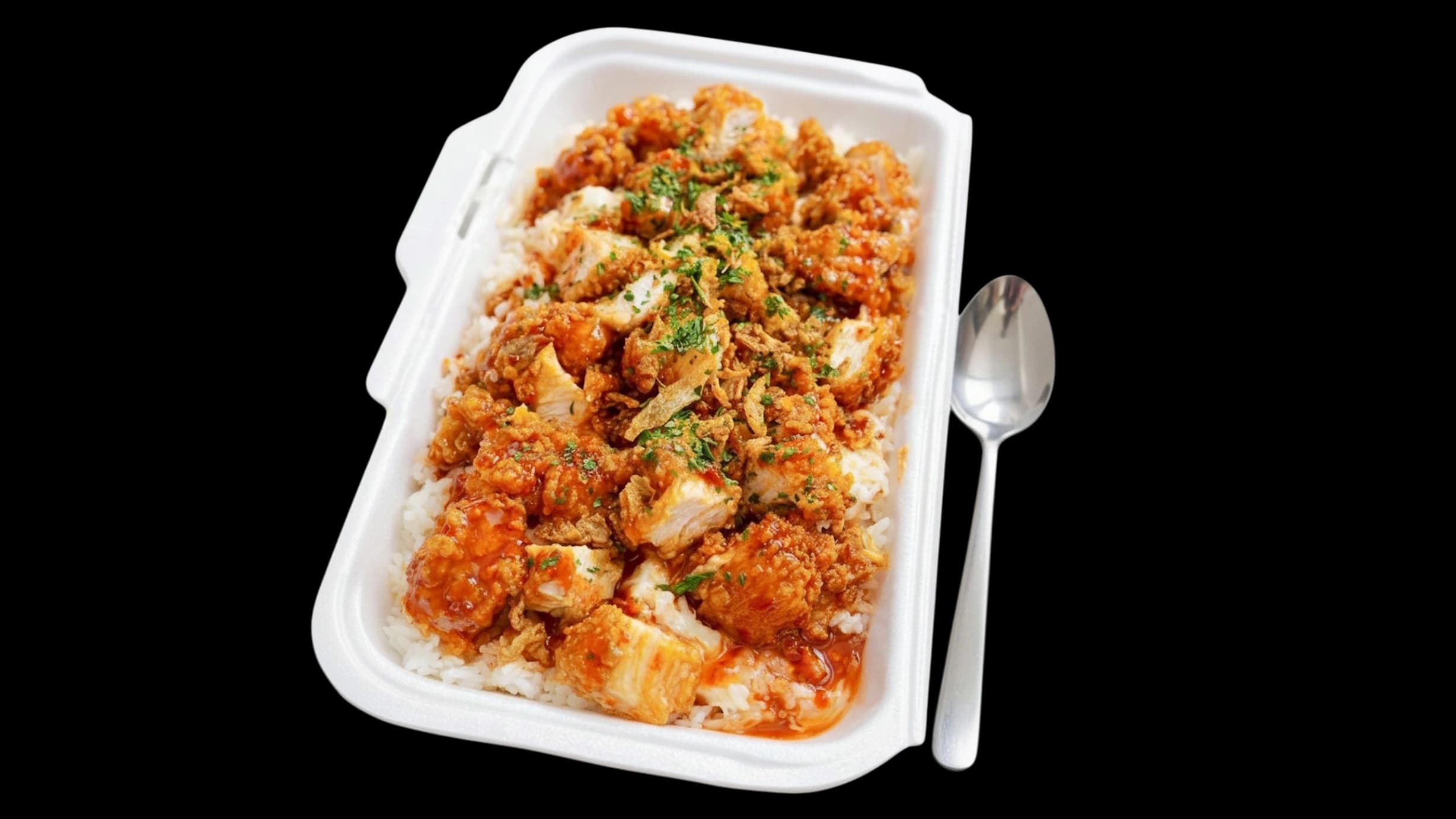 CRISPY CHICKEN RICE 